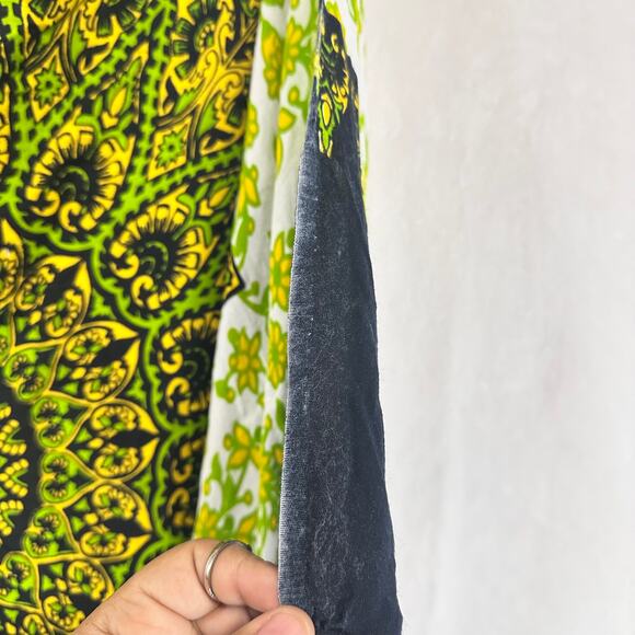 BOBATIK Green Mandala Hippie Fringe‎ Scarf Shawl Art Tapestry Wall Bohemian Boho - Picture 8 of 8